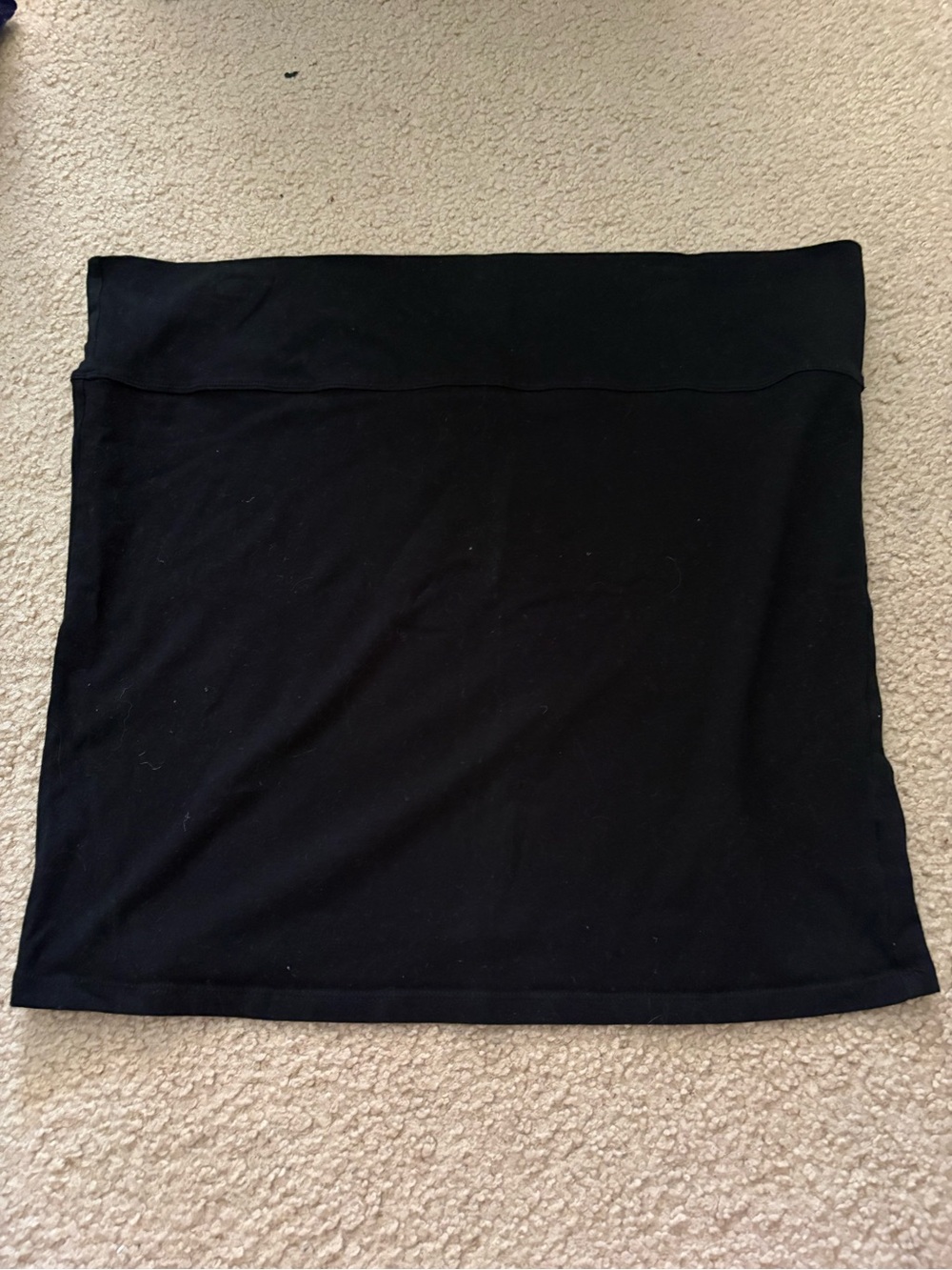 American Eagle Outfitters Black Fold-Over tube top